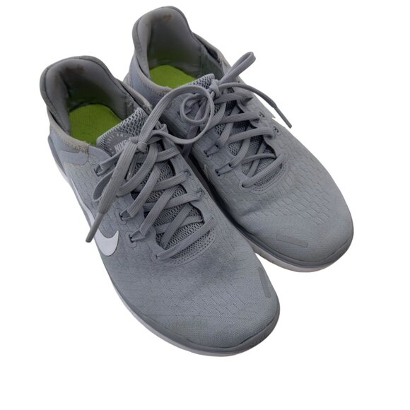 Nike Flex RN Women Running Shoes Size 8 Lightweight Mesh Lace-Up Gray & White - Picture 9 of 16